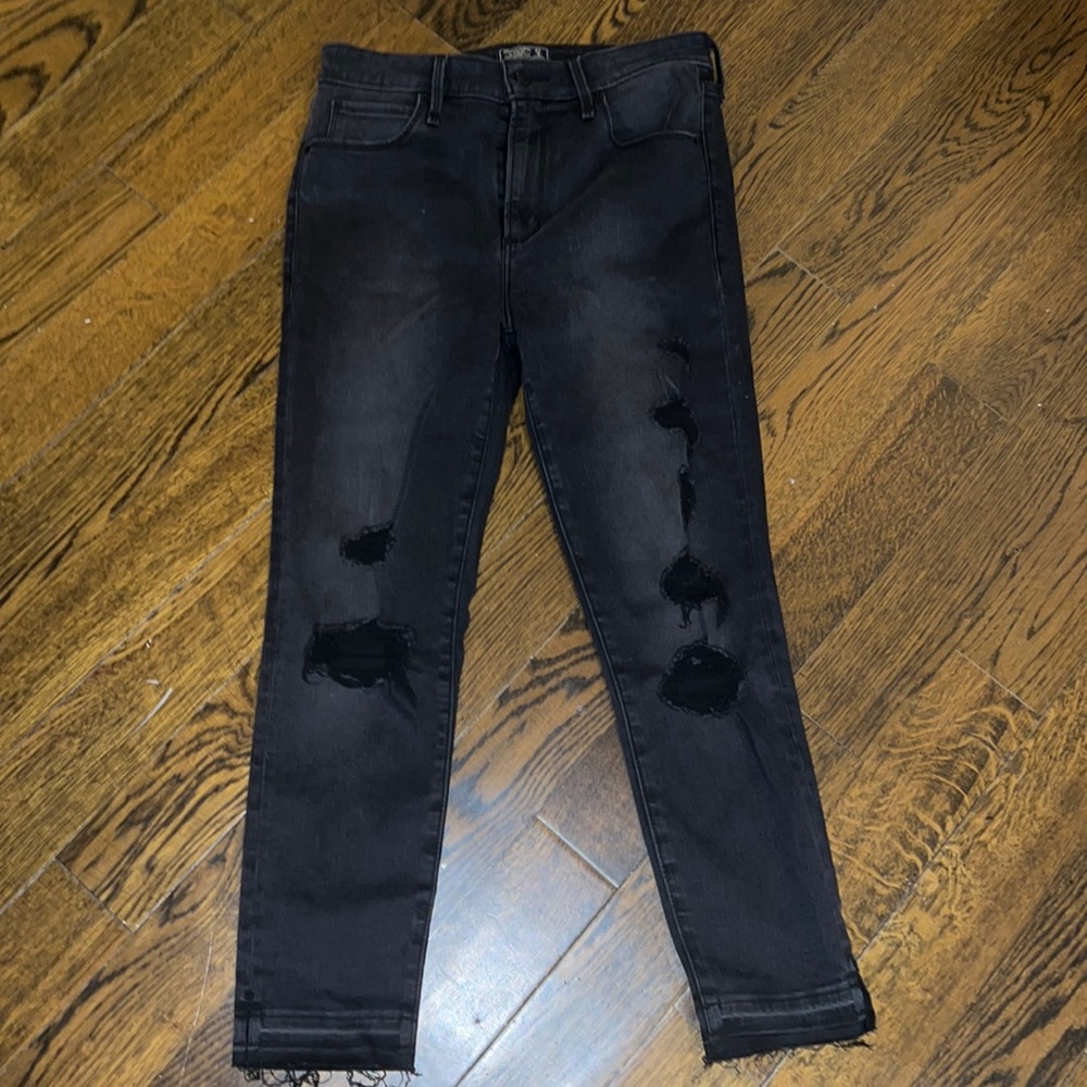Abercrombie High Rise Simone Ankle Skinny Jeans